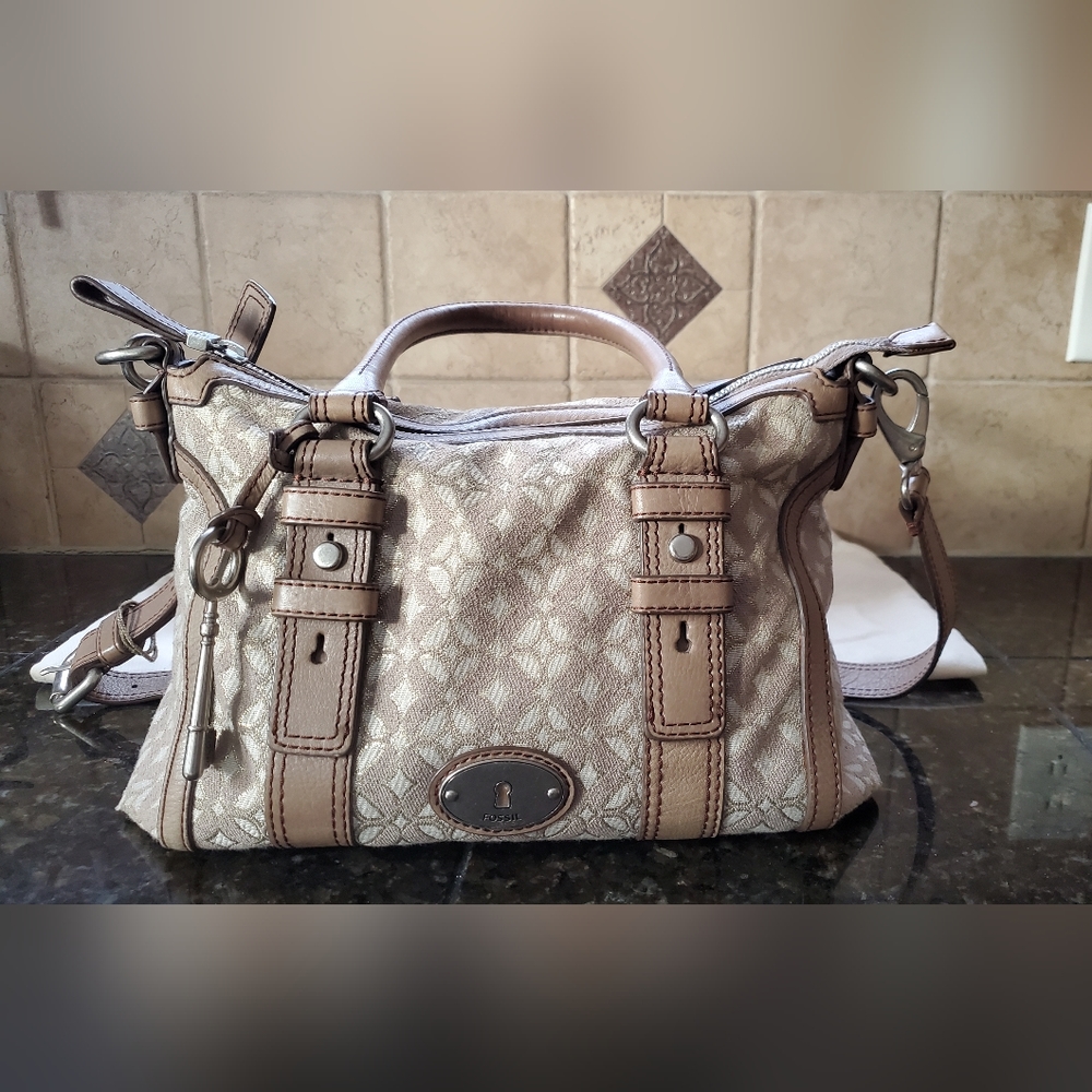 FOSSIL crossbody satchel handbag